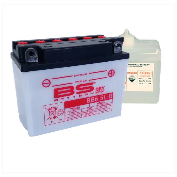 Batería para Moto BS DRY BB6.5L-B JAGUAR